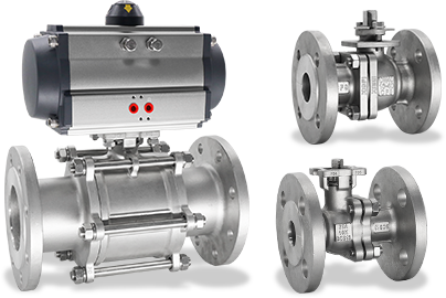 高低平臺法蘭球閥系列(氣電動)
